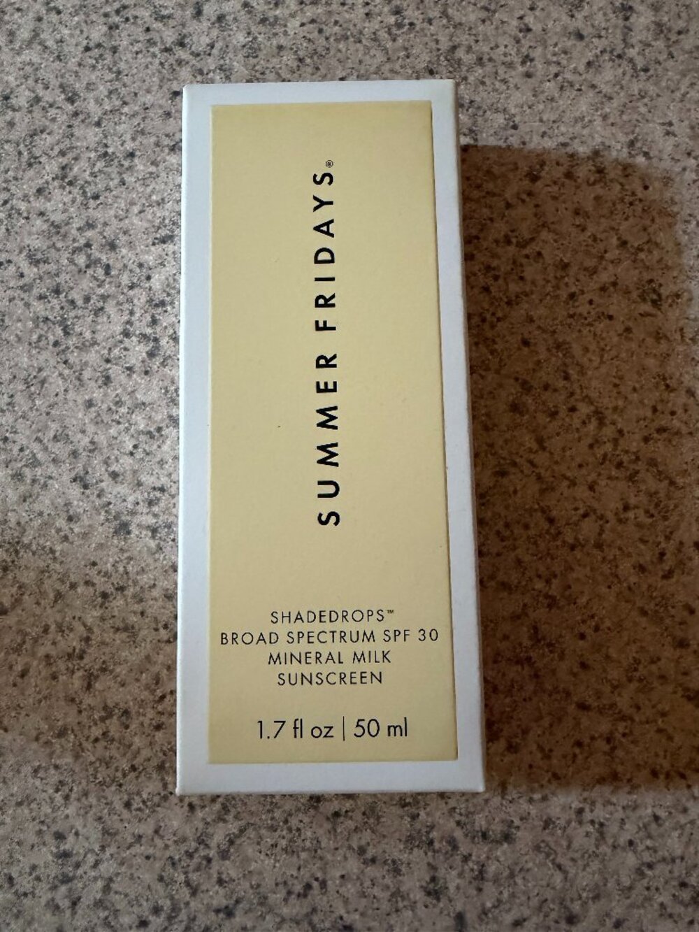 NEW! Summer Fridays ShadeDrops Broad Spectrum SPF 50 Mineral Milk Sunscreen